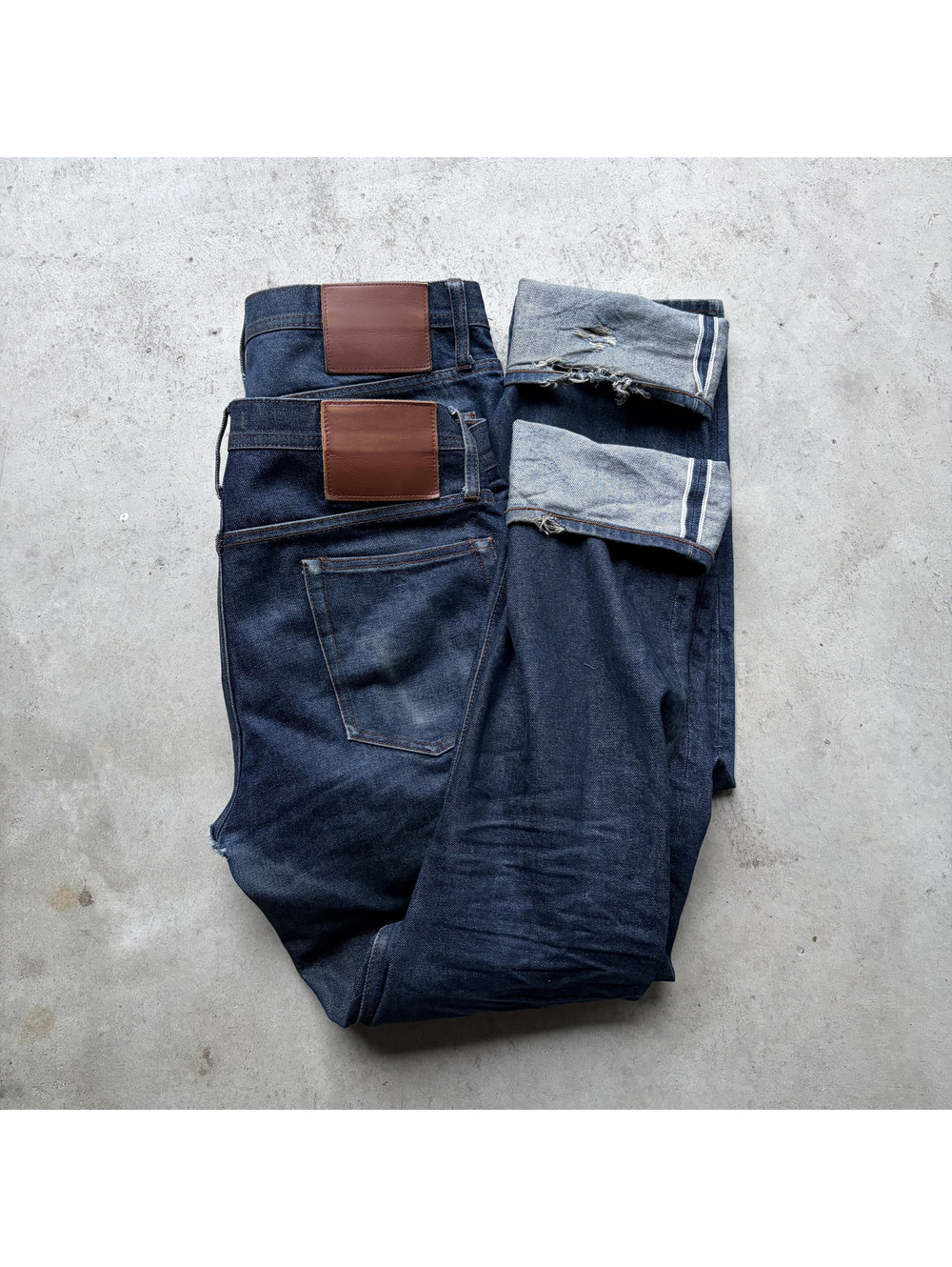 BUNDLE 2 Pairs of The Unbranded Brand Selvedge Denim Size 33
